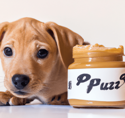 can a 9 week old puppy eat peanut butter