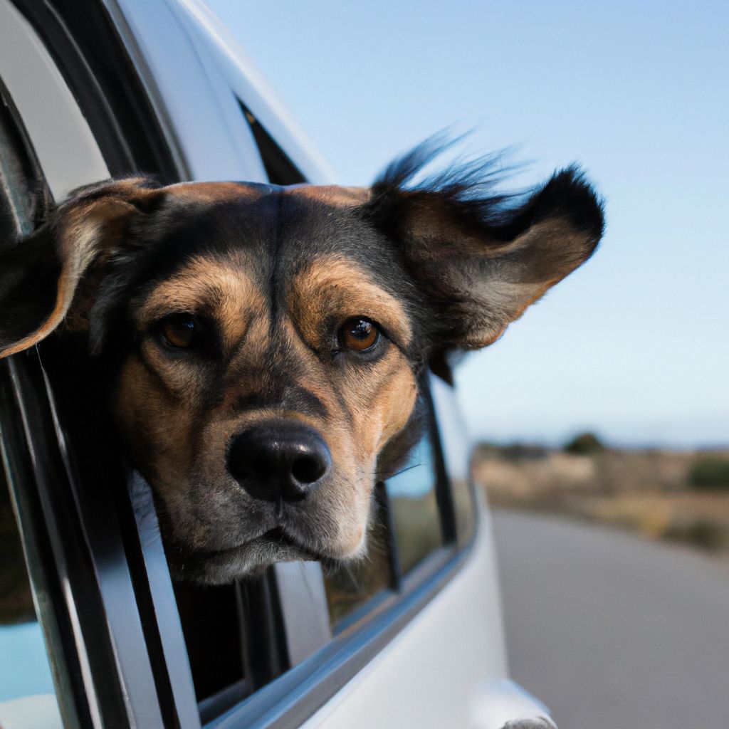 dog anxiety in car symptoms