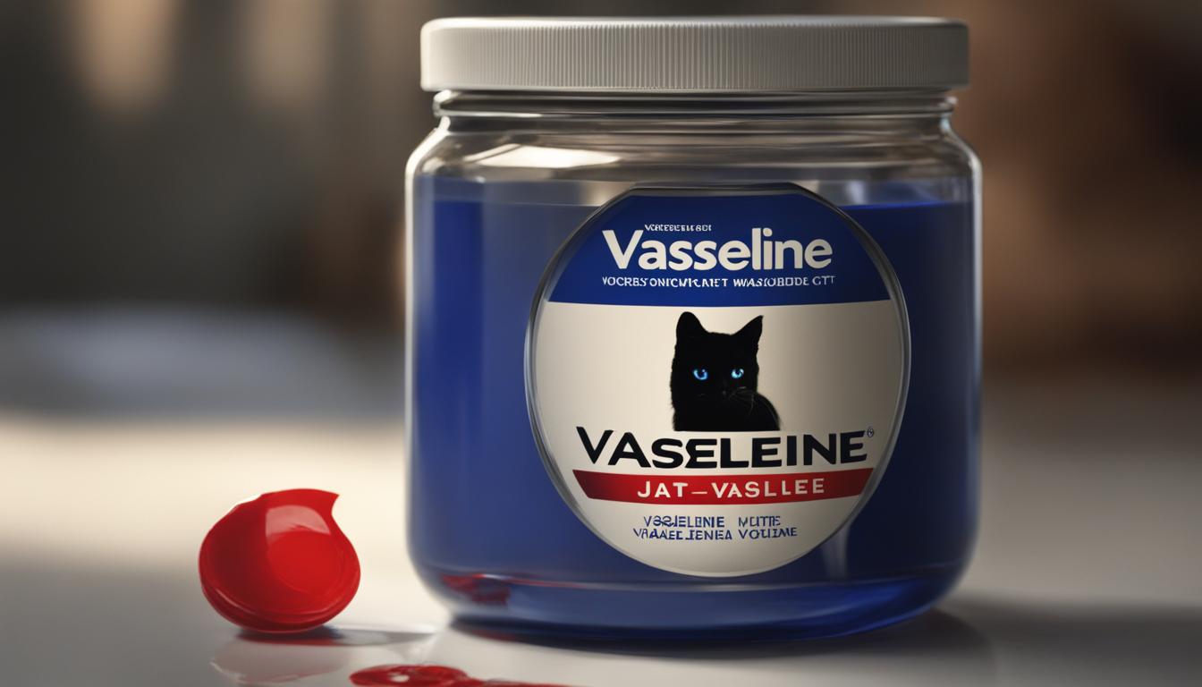 is vaseline safe for cats wounds