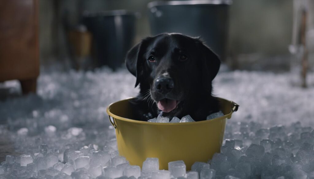 rapid ice consumption in dogs