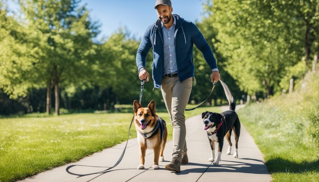 teaching your dog to walk on a leash with a no pull harness