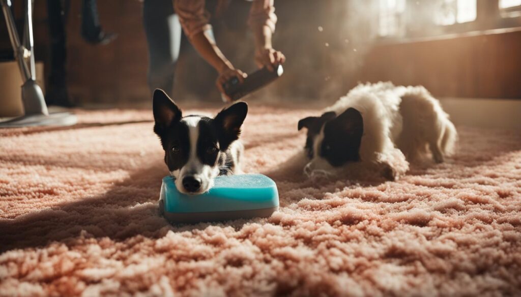 wet dog smell carpet solution