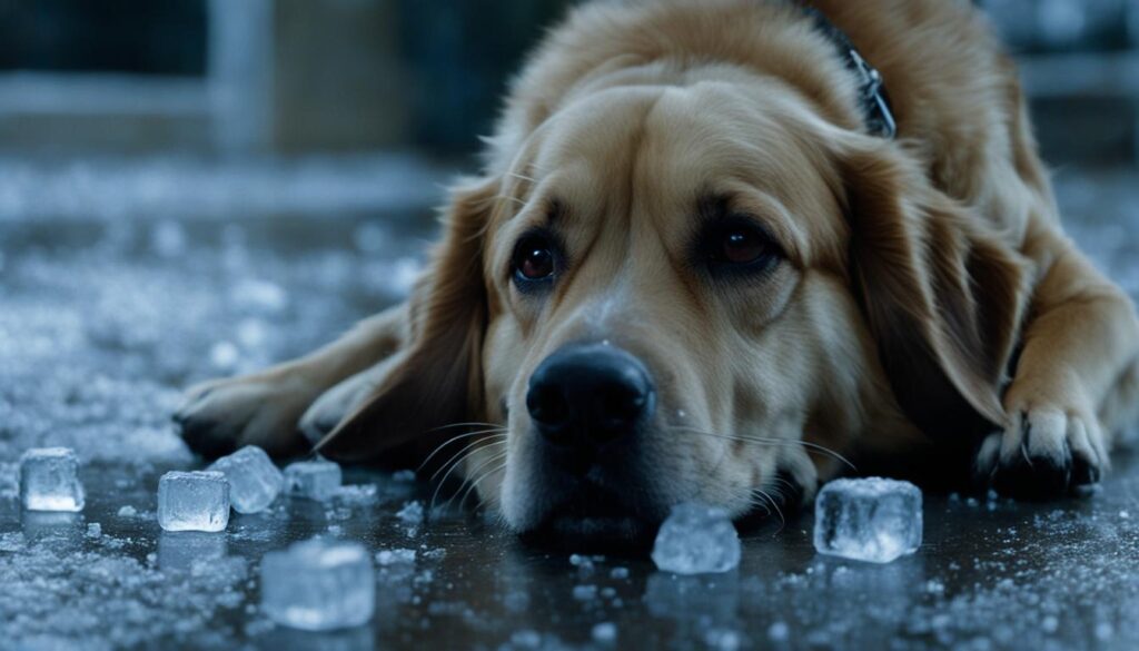 why-does-my-dog-throw-up-after-eating-ice-the-causes